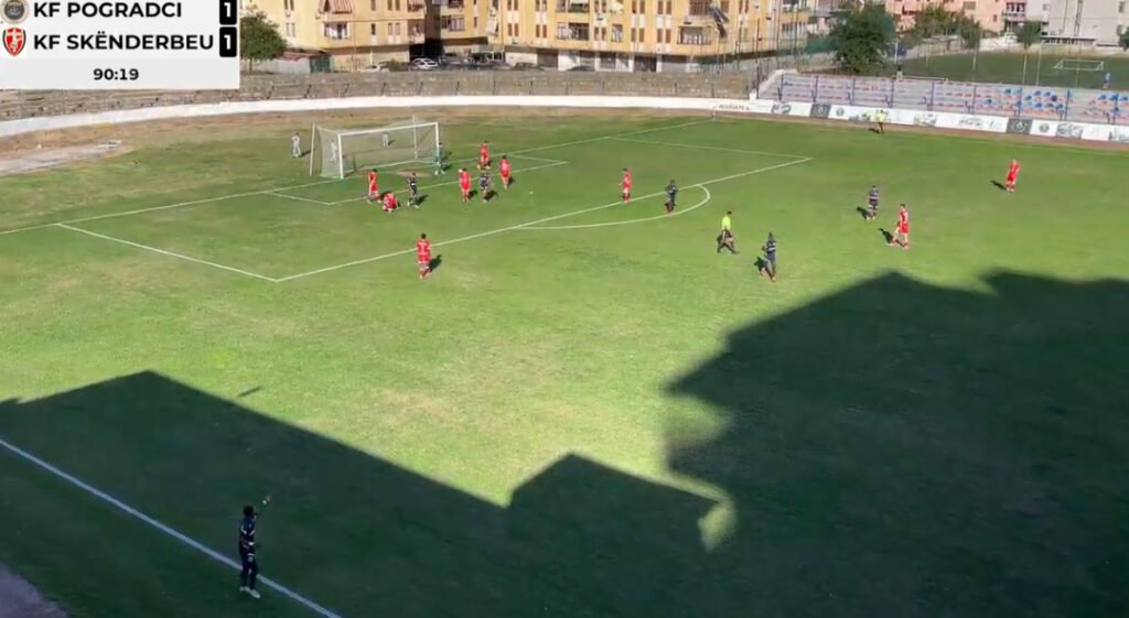 Pogradec, fitore dramatike ndaj Skënderbeut, derbi vendoset në minutat shtesë
